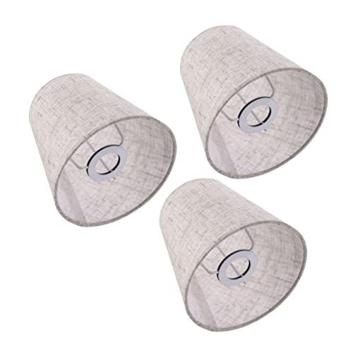 Levemolo 3pcs Lampshade Fabric Lampshades for Light Decorative Home Decor Easy Install No Tool Needed