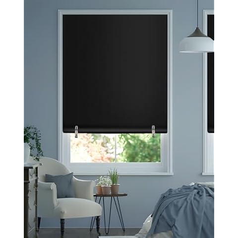 SAUIRS Portable Blackout Roller Shades Cover