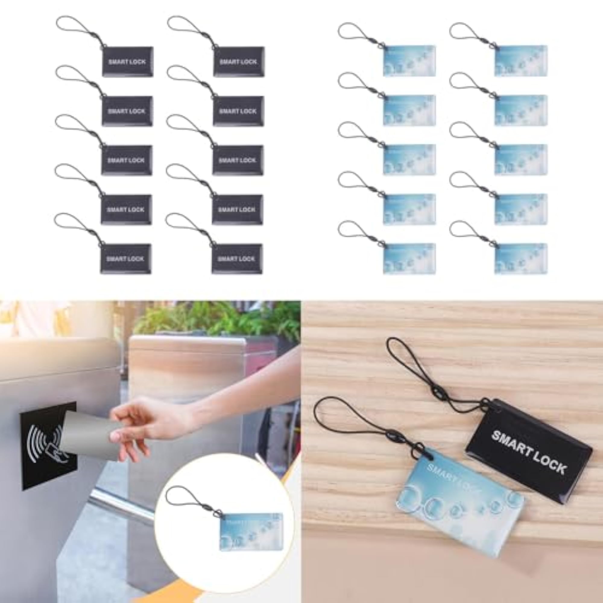 10Pcs IC Cards Lightweight Replacement Smart Key