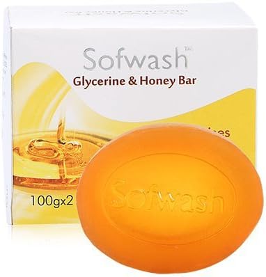 Sofwash Glycerine & Honey Soap PACK of 2