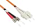 Price comparison product image Good Connections LWL Duplex Patch Cable LC to SC Multimode 50/125 Inch Fibre Optic orange OM2 - Orange 3 m