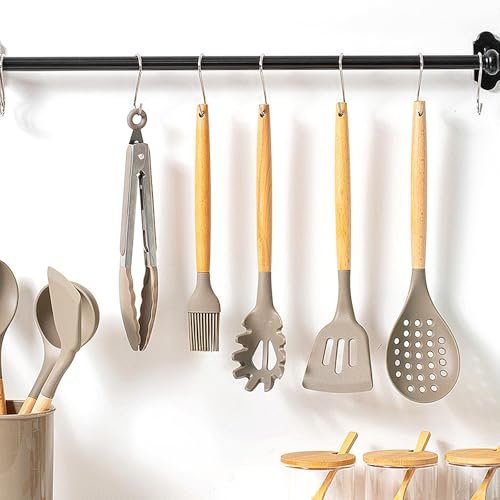 GOTRUST 22PCS S Haken Klein 6cm, Edelstahl Haken Zum Einhängen, Heavy Duty S-Haken, Hängehaken Metall Garten, Garderobe Haken, Küchenhaken für Küche, Bad, Schlafzimmer und Büro - Silber