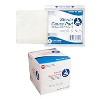 Algopix Similar Product 4 - Dynarex Sterile Gauze Pads  Absorbent