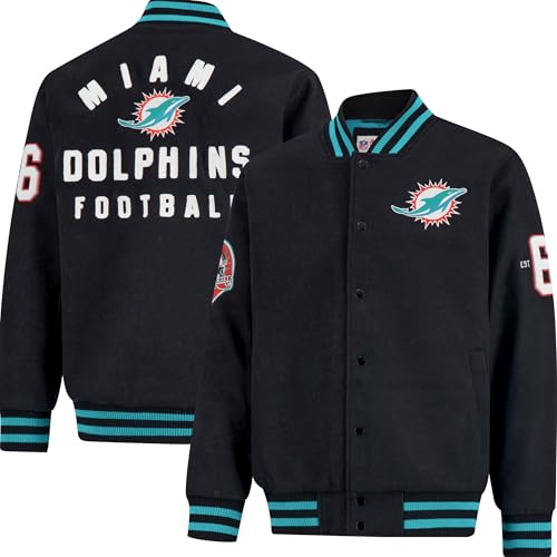 Ultra Game Mens NFL Official Classic Varsity Coaches Jacket Coat