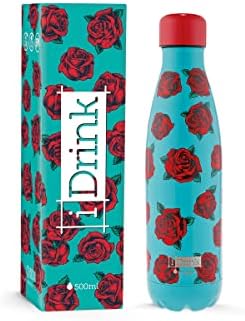 I-Drink Double Wall Steel Thermal Bottle 350/500/750/1.000 ML, Decorated (500 ML, Tiger)