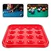Sosoport Billiard Storage Tray Portable Billiard Tray Table Ball Storage Tray 16 Balls Tray Decorative Pool Ball Tray Plastic Billiard Carrying Tray Pool Ball Holder Plastic Billiard Tray