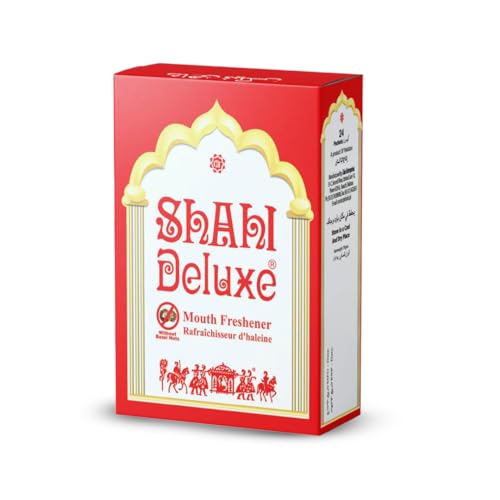 Shahi Deluxe, 48 PCS in 1 Box, Export Quality, Big Box,Natural Mouth Freshener (Pack of 12) Shipped from USA