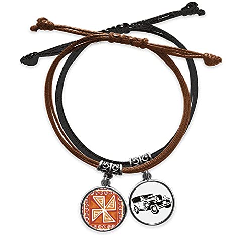 Bracelet Mexique Totems marron idéal pour un look bohème