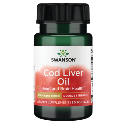 Swanson COD Liver Oil DBL-Strength 30 SGELS