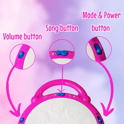 Image of Estilo Musical Flash Drum for Babies with 3D Lights & Music | Educational & Fun Activity for Infants & Toddlers 6 Months+ | Baby Musical with Sound & Lights