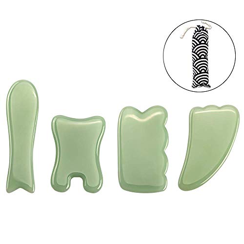 Jade Gua Sha Tool Scraping Board for Face|Stone Gua Sha Tool|Gua Sha Facial