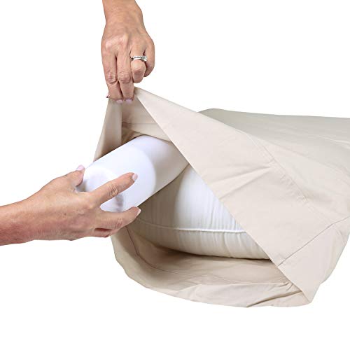 Support Plus Cervical Neck Pillow - Neck Pain Relief Bolster Pillow, Lumbar Support Pillow, Knee Pillow, Foam Long Pillow For Side And Back Sleepers With Removable, Breathable Mesh Cover #TOP2