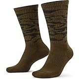 Nike Everyday Plus Herren Crew-Socken, gepolstert, 3er-Pack, camouflage, Large