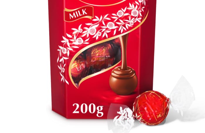 Lindr Milk Chocolate Truffles Box 200g 16 Chocolate Balls