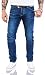 Produktbild Rock Creek Designer Herren Jeans Hose Stretch Jeanshose Basic Slim Fit [RC-2115 - Blue Denim - W31 L34]