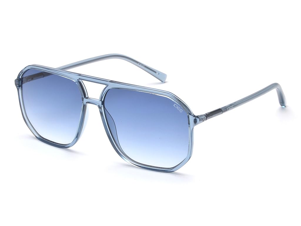 IDEE100% UV protected sunglasses for Men | Size- Large | Shape- Square | Model- IDS2925C4SG (Blue)