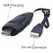 Tosiicop 11.1V Battery Charger Airsoft - 2A 1500mAh USB Chargers with XH-4P Plug Gel Blaster 3S Lipo Battery 11.1 Volt Li-ion Batteries Chargers Cable for RC Car Boat Toy 2 Pack