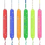 Aechy カーブペン 2色ラインマーカー 6種類模様 水性ツインヘッド ローラースタンプ＆ラメ入りフェルトチップ 速乾 手帳・アルバム・イラスト・メモ・DIY用 学校・オフィス文房具