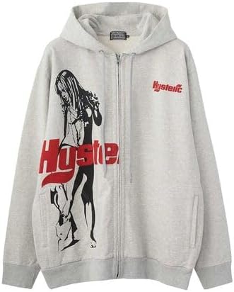 ヒステリックグラマー チャコールグレー パーカー M ヒステリックグラマー チャコールグレー パーカー M