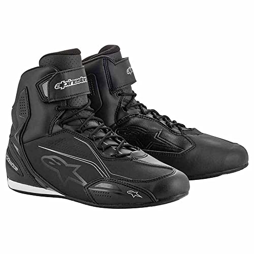 Alpinestars Unisex Motorcycle Shoes Ankle Boot, Black, 8.5 US Men