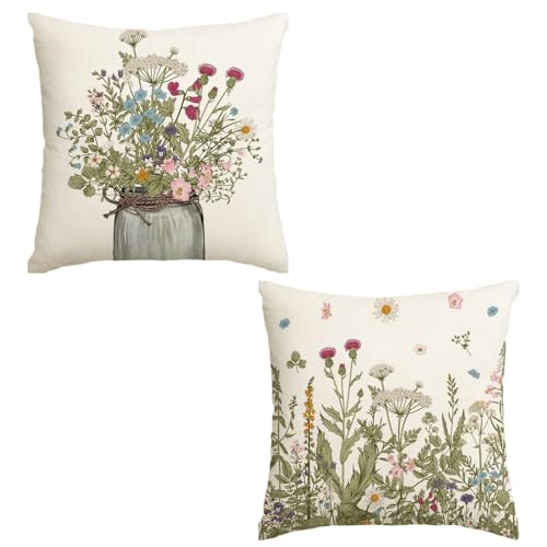 AVRUYPI 2 PCS Cojines Sofa no Con Relleno Incluido, Almohada de l...