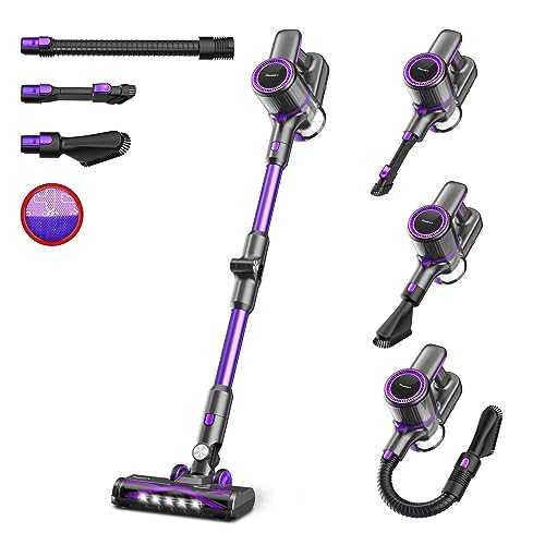 POWEART Cordless Vacuum Cleaner, 8in1 Cordless Stick Vacuum, 30Kpa