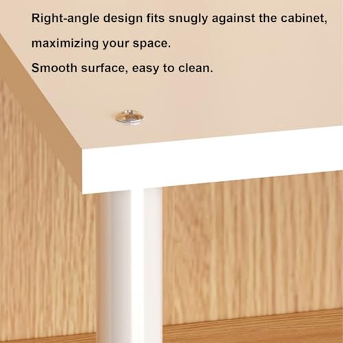 Étagère métallique pour placard extensible : doublez l'espace de vos armoires encombrées