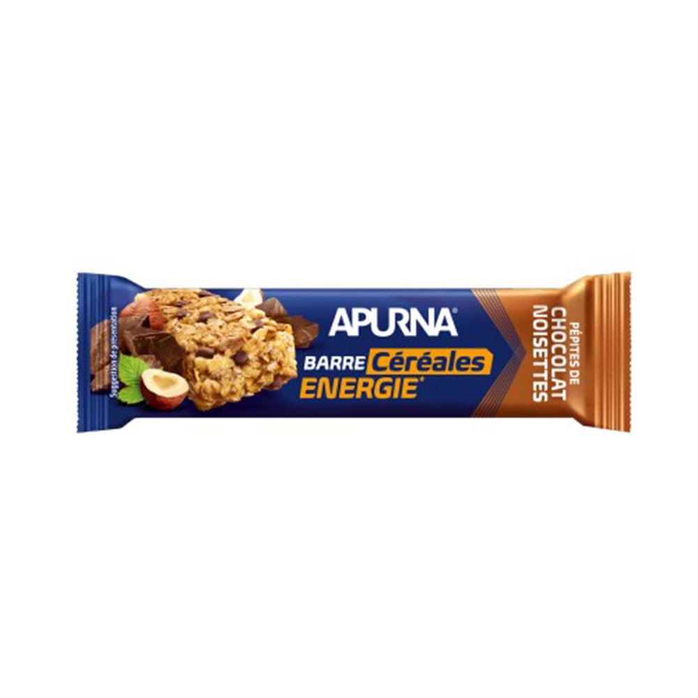 APURNA / Endurance / Pendant l'éffort / Barres Energie Croustillante / Choco - Noisettes / Présentoir 20x40g