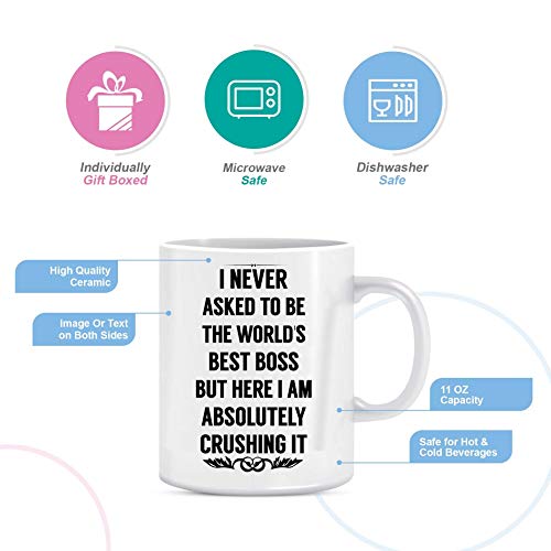 BLUE RIBBON I Never Asked Mug