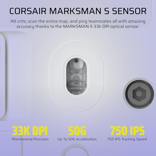 Corsair Scimitar Elite Wireless SE MMO MOBA PC Gaming Mouse – White - image 8