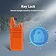 Retevis RT622 Walkie Talkie Mini, PMR446 Professionelles 2-Wege-Funkgerät für Große Entfernungen, VOX, Wiederaufladbares Auto-Walkie-Talkie für Erwachsene, Camping (Orange, 1 Paar)