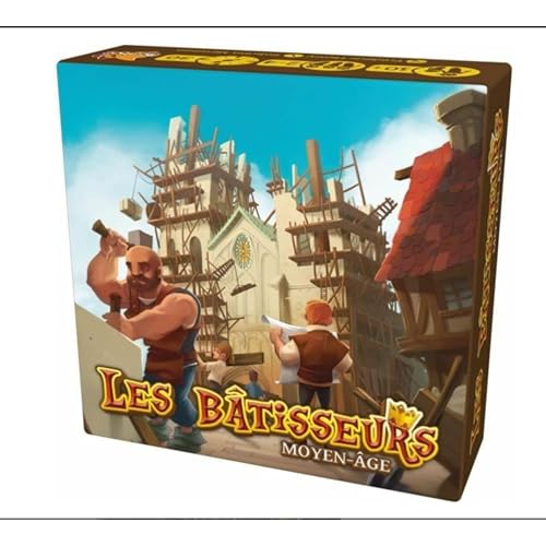 Asmodee Bombyx - Los Constructores: Edad Media - Juegos de Mesa - Juegos de Cartas - Juegos de Viaje a Partir de 10 años - 2 a 4 Jugadores - Versión Francesa