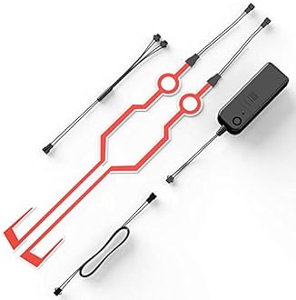 AUTOPOWERZ LED Night Signal Flashing Helmet Light Strip for Motorcycle (Red)