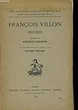  Francois villon oeuvres