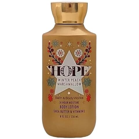 Bath and Body Works Winter Peach Marshmallow Lotion Cover