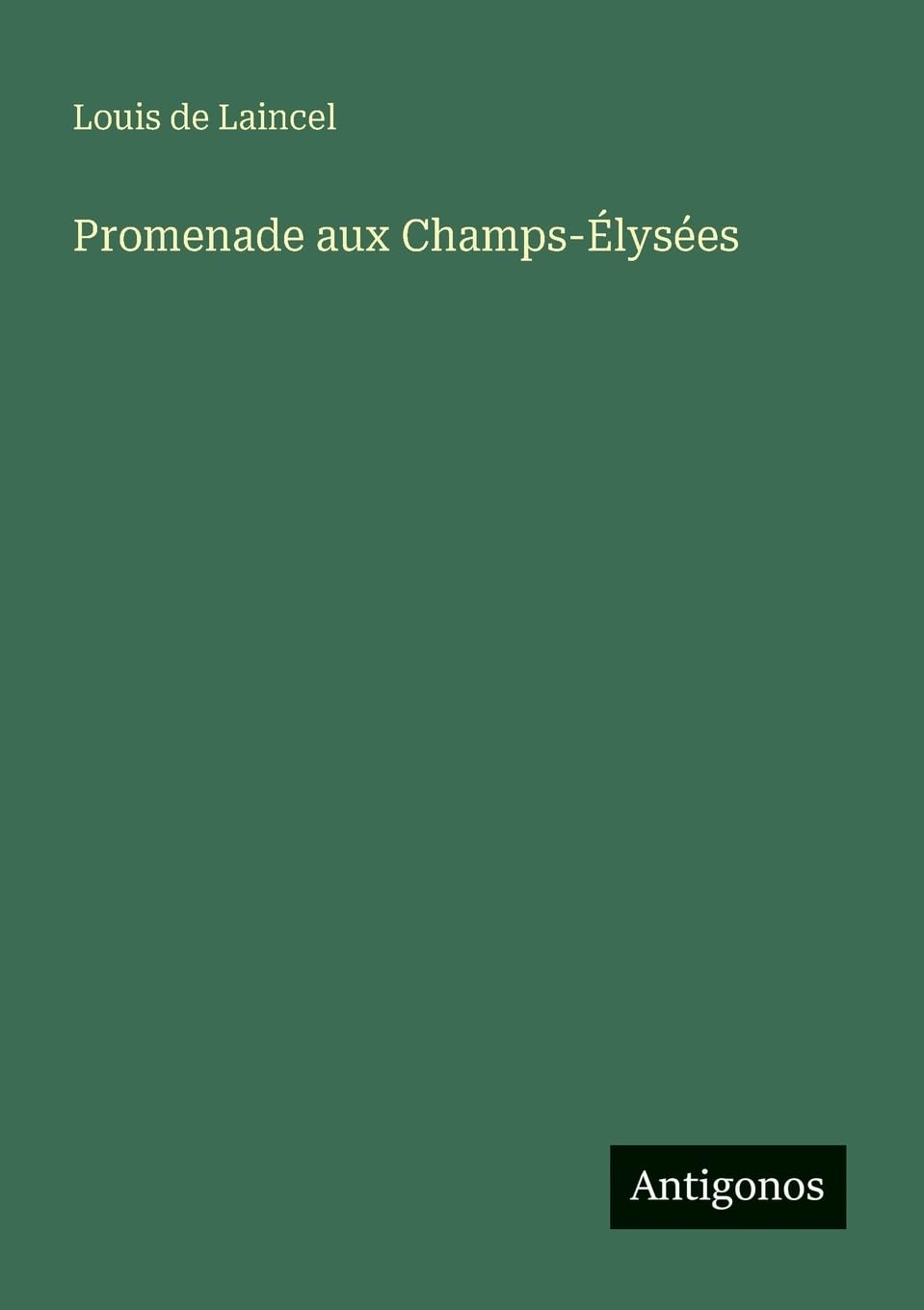 Promenade aux Champs-Élysées