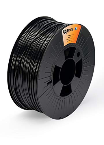 Basicfil ABS 2.85mm, 1 kg filament pour imprimate 3D, Noir Cover