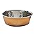 Deluxe Steel Hammered Copper Pet Bowl 1900ml 8.5", clear