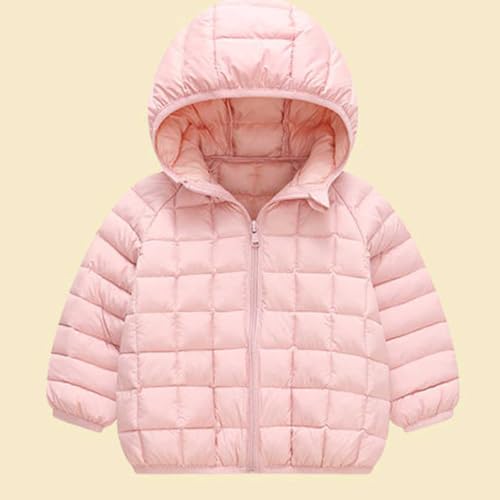 RKSTN Toddler Girls Hooded Puffer Jacket Full Zip Up Quilted Winter Coat - image 6