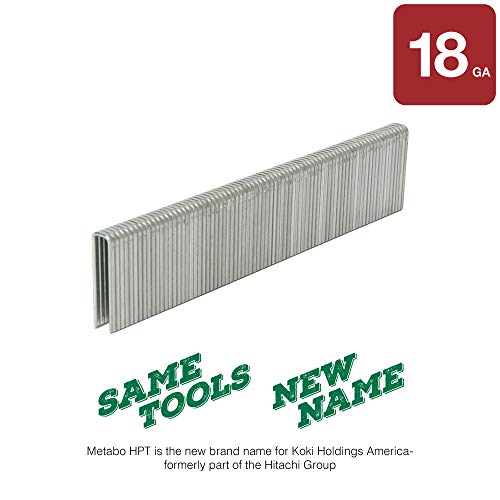 metabo hpt 14 inch x 58 inch 18 gauge electro galvanized finish staples  1000 count  21100shpt