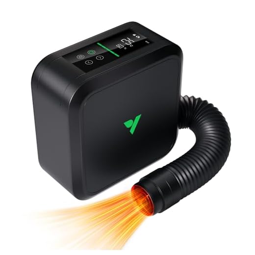VIVOSUN AeroFlux Smart Grow Tent Heater, 700W PTC-Heizung mit Thermostat, VPD-Überwachung, App-Steuerung, Überhitzungsschutz und Verlängerungsschlauch, für Growzelte, Räume und Gewächshäuser