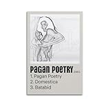 WEJWHHTHUU Björk Poster mit heidnischer Poesie, 