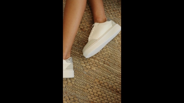 Amazon.com | VINTAGE HAVANA Women's Noy Platform Sneakers White