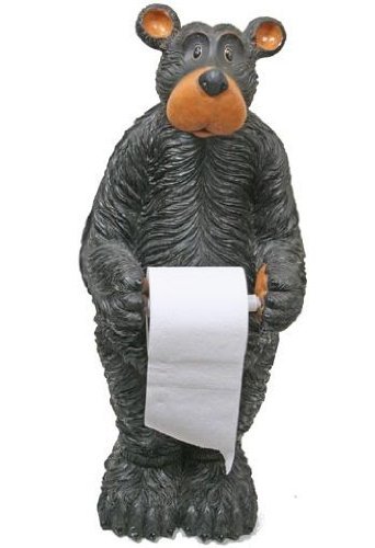 Get Special Price Bear Toilet Paper Holder Willie Black (Floor Standing) 29.5-inch Free Shipping Over $50 Bear Toilet Paper Holder Willie Black (Floor Standing) 29.5-inch