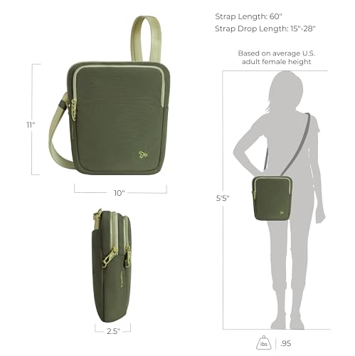 Image of Travelon Anti-theft the Voyages Slim Crossbody