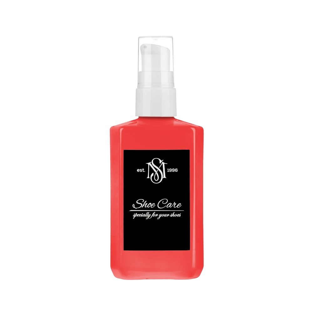 Baume pour cuir raviveur de teinte rouge coquelicot pour chaussures