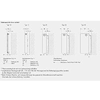 Buderus Logatrend VC-Profil-Heizkörper Typ 33 BH 500 / L 1000 (mit Halterset) – Ansicht 5
