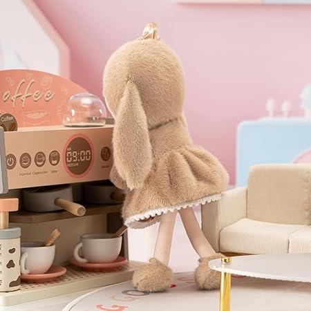 Image of RVA Cute Bunny Baby Doll Plush Toys Lovable and Huggable Gift for Birthdays & Occasions for Children, Kids, Baby Girl Cuddly Soft Plushies Stuffed Plush Companions(Size 65 cm) (Brown)