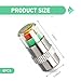 MOXRUQ 8 PCS Car Tire Pressure Monitor Valve Stem Caps, 2.4Bar 36PSI Tire Pressure Monitor Sensor Indicator, 3 Color Eye Alert Tire Pressure Monitor Valve Caps with Pressure Gauge, Fit for Most Cars