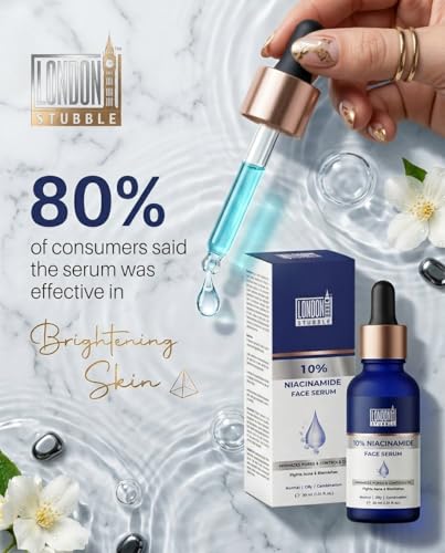 Image of 10% Niacinamide Face Serum, Minimizes Pores, Controls Oil, Fights Acne and Blemishes, 30ml